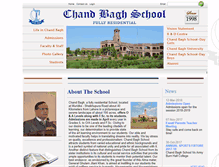 Tablet Screenshot of chandbagh.edu.pk